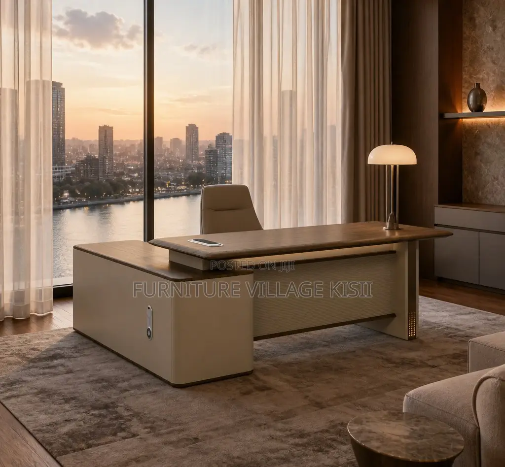 Office Desk; 1600mm Executive L-Shaped Desk