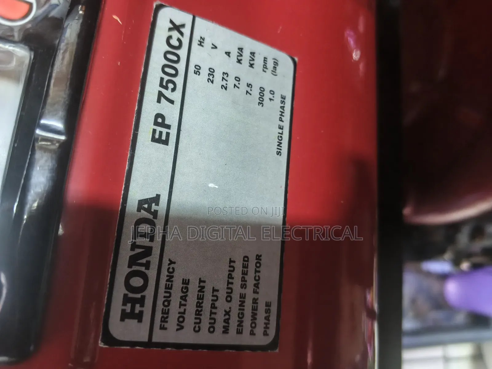 Quality Honda 7.5kva Gasoline Generator Machine Recoil/Key Start