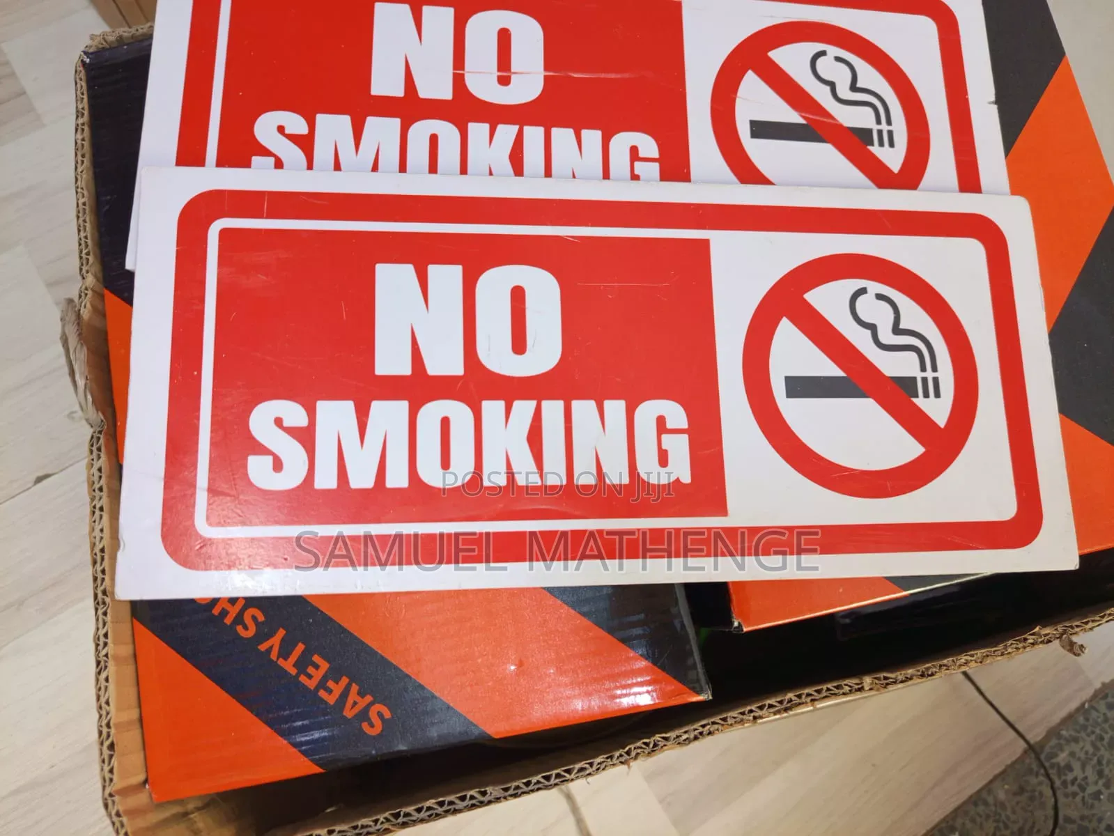 Prohibited Smoking Warning Sign