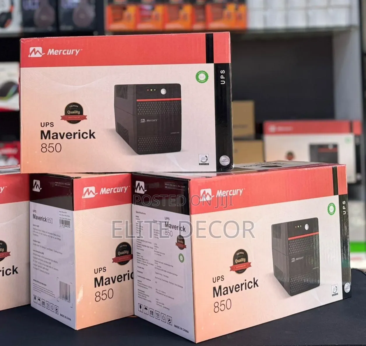 Mercury Maverick 850VA / 510W Line-Interactive UPS With AVR