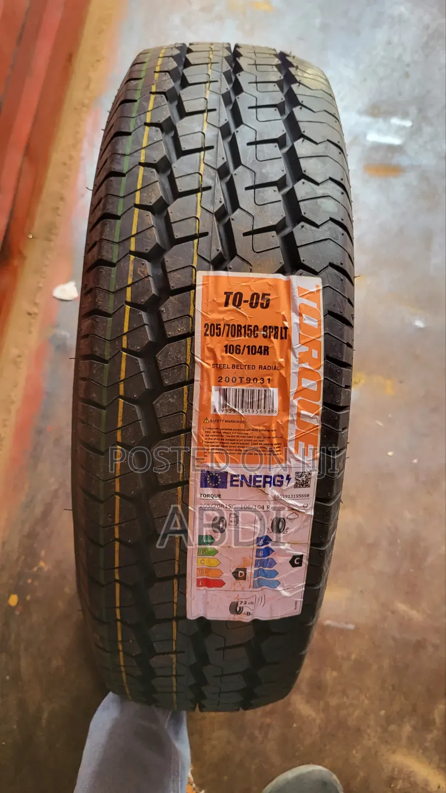 205/70r15c 8pr Torque