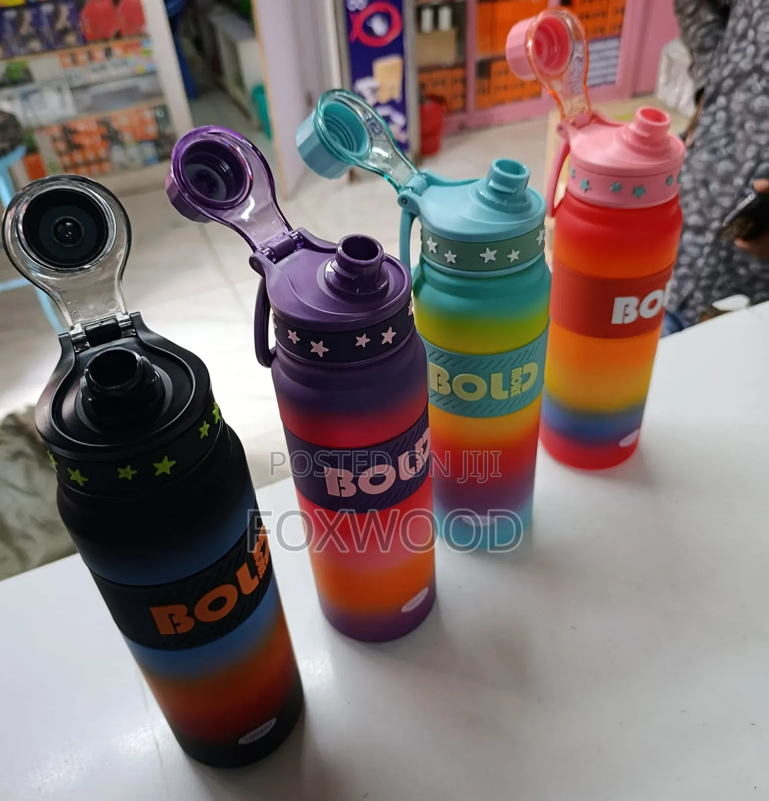 1000ml Bold Motivational Water Bottle