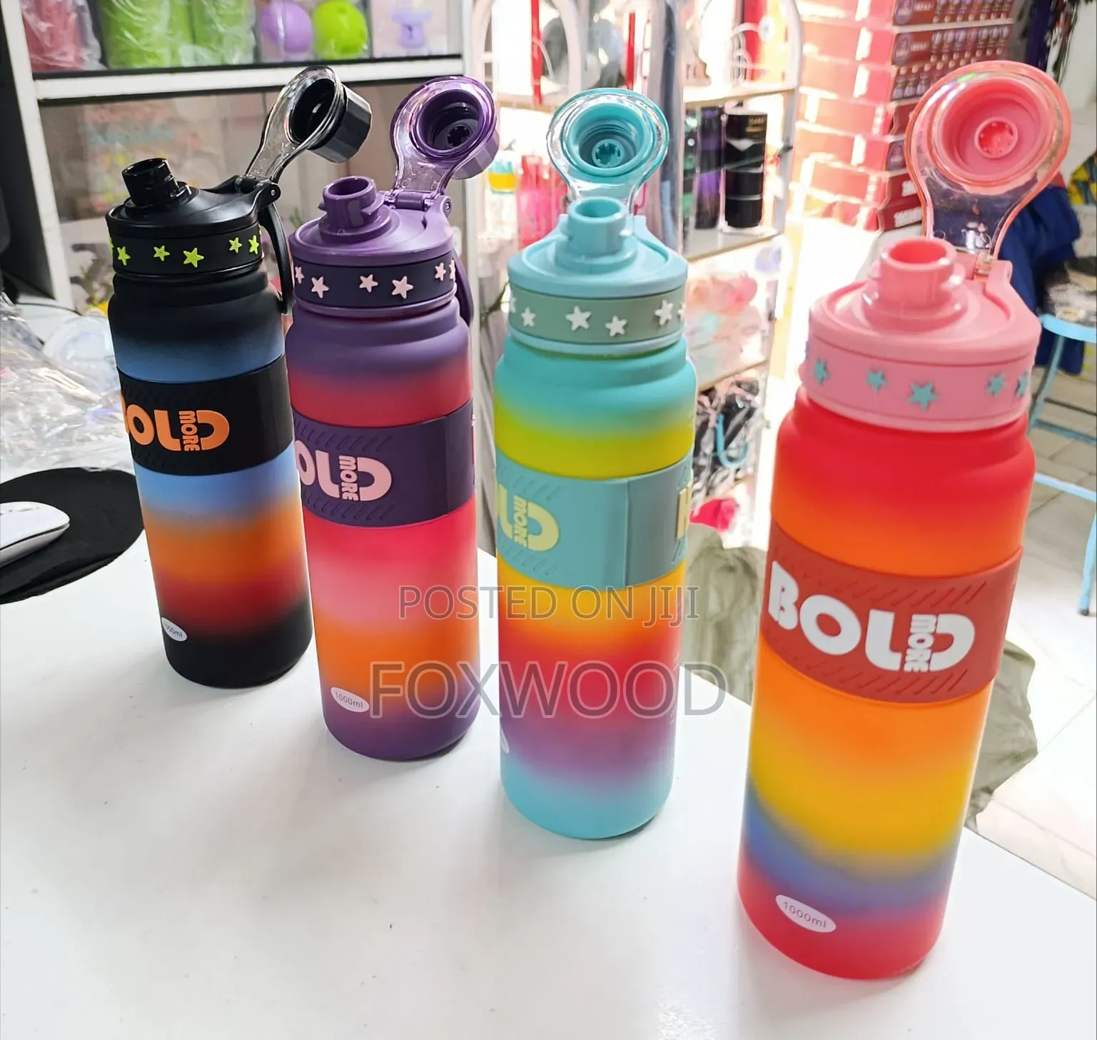 1000ml Bold Motivational Water Bottle