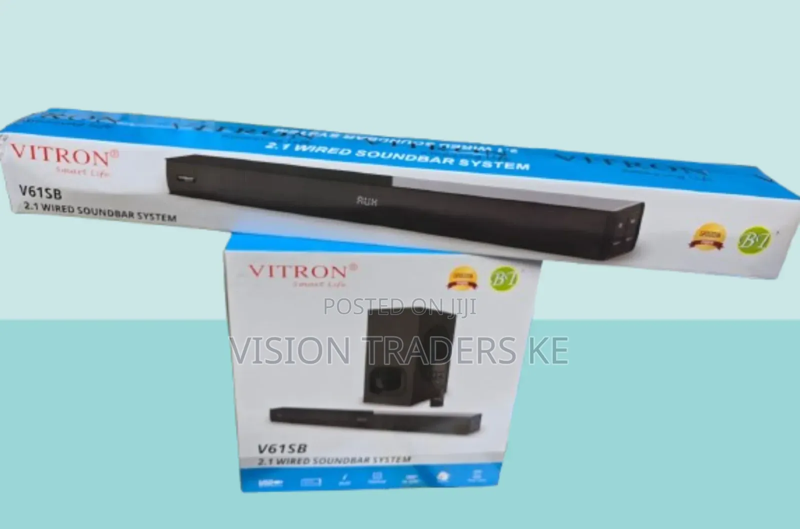 Vitron Sound Bar V61SB 1200w 2.1ch Wired System Super Bass