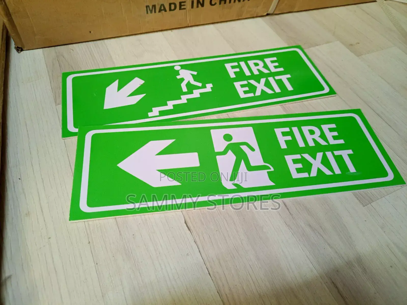 Fire Exit Door Sign