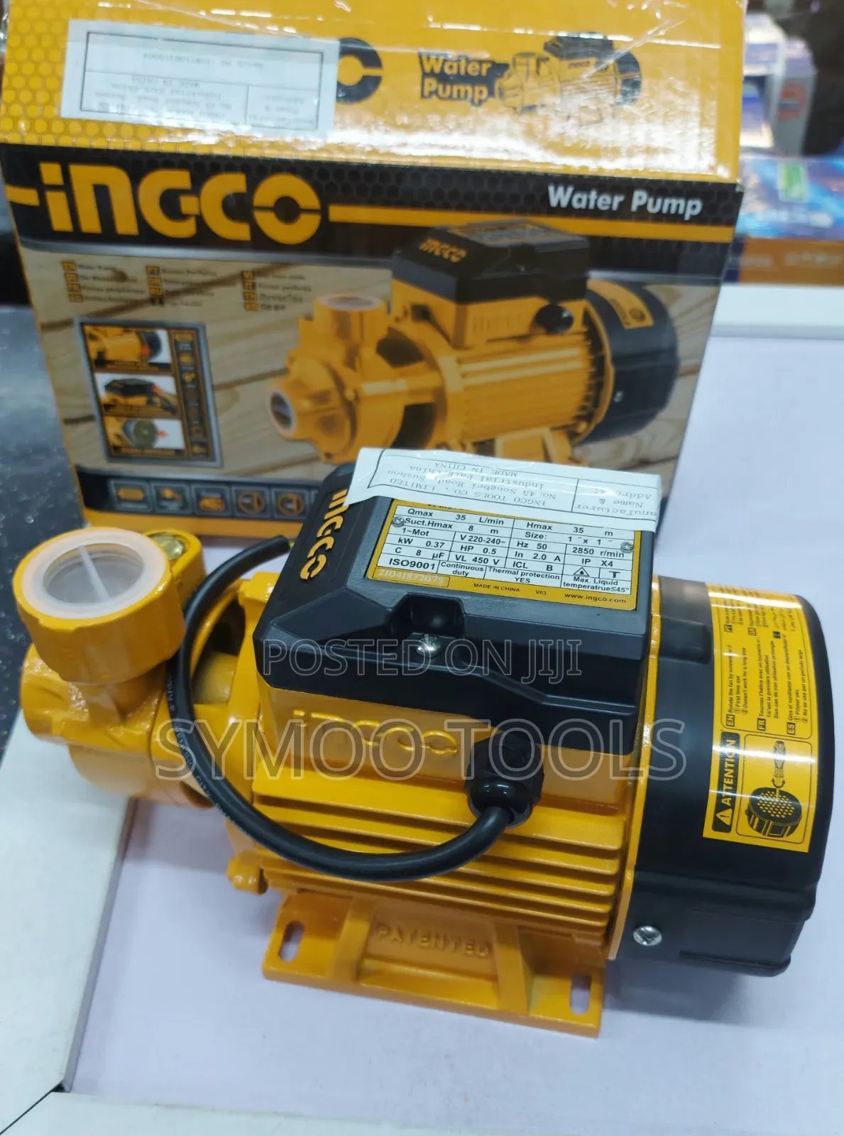 Ingco Peripheral Water Pump 0.37kw