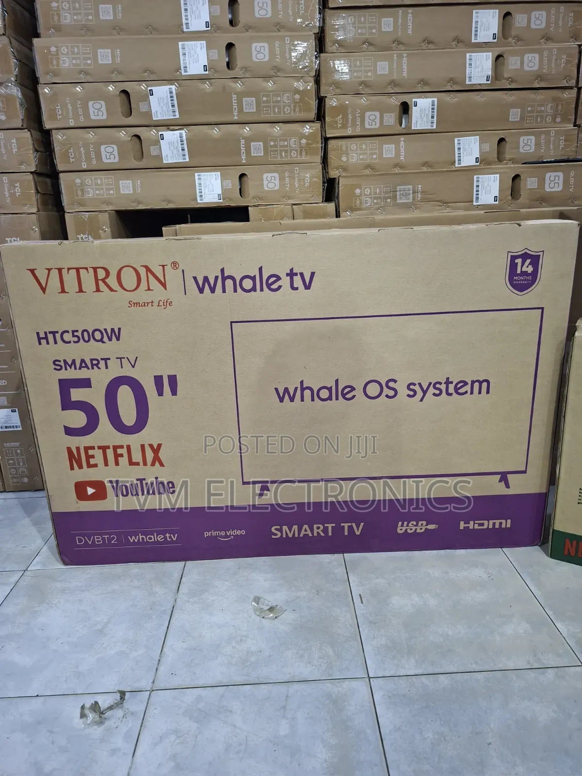 Vitron 50 Inch QLED Whale TV | HTC50QW | New 2026 Model