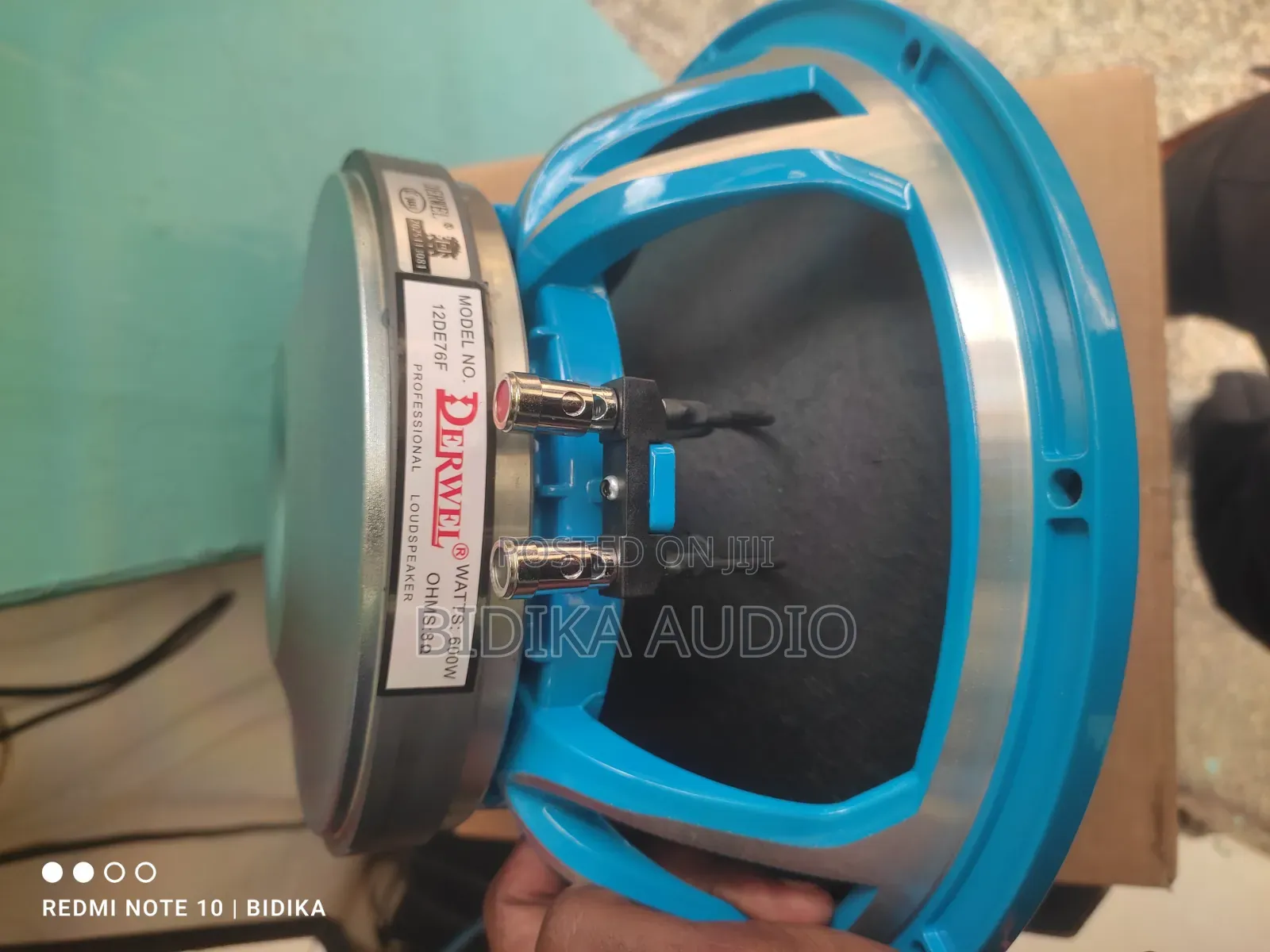 Derwel 12DE75F 12-Inch 600W Professional Mid-Bass Speaker