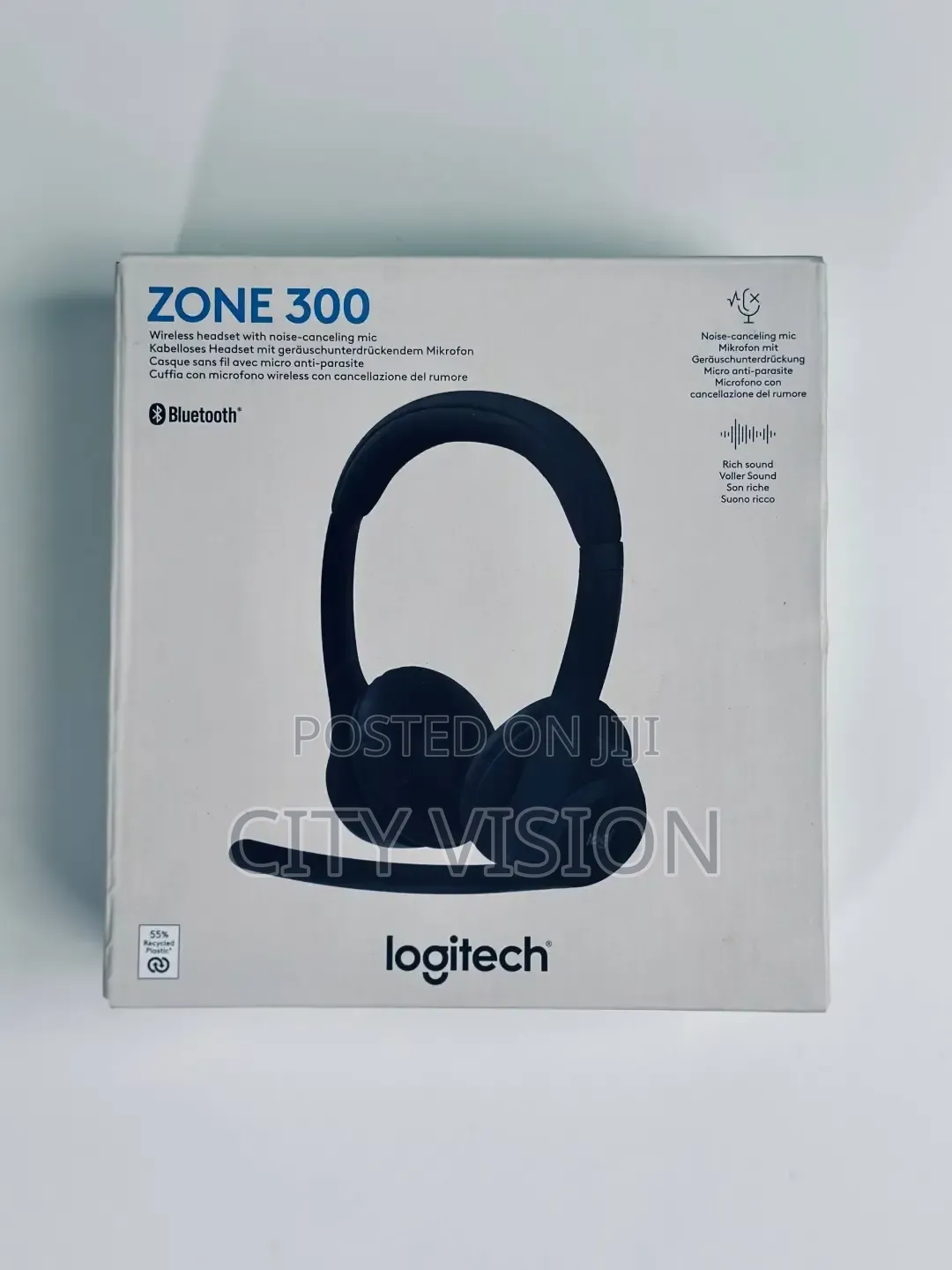 Logitech Zone 300 Bluetooth Headphones With Noise Cancelling