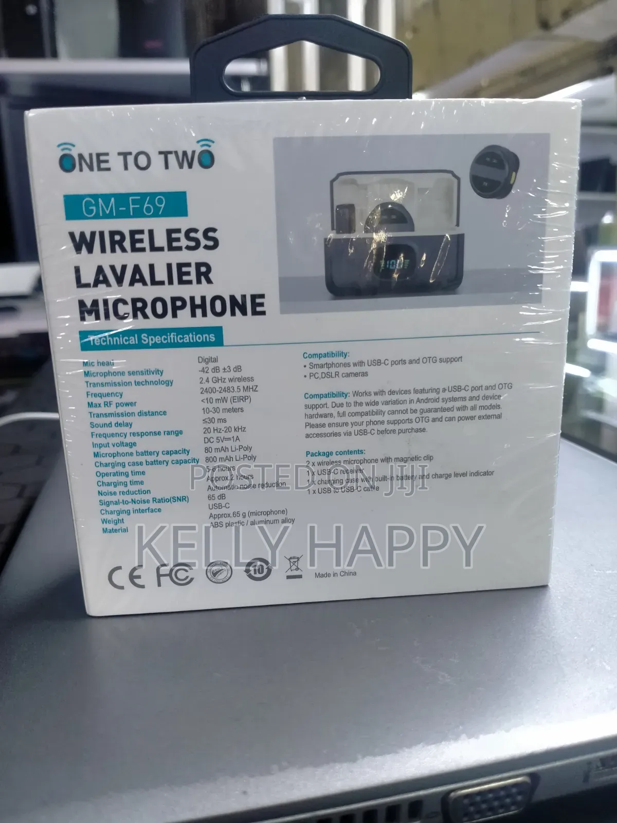 GM-F69 Wireless Lavelier Microphone