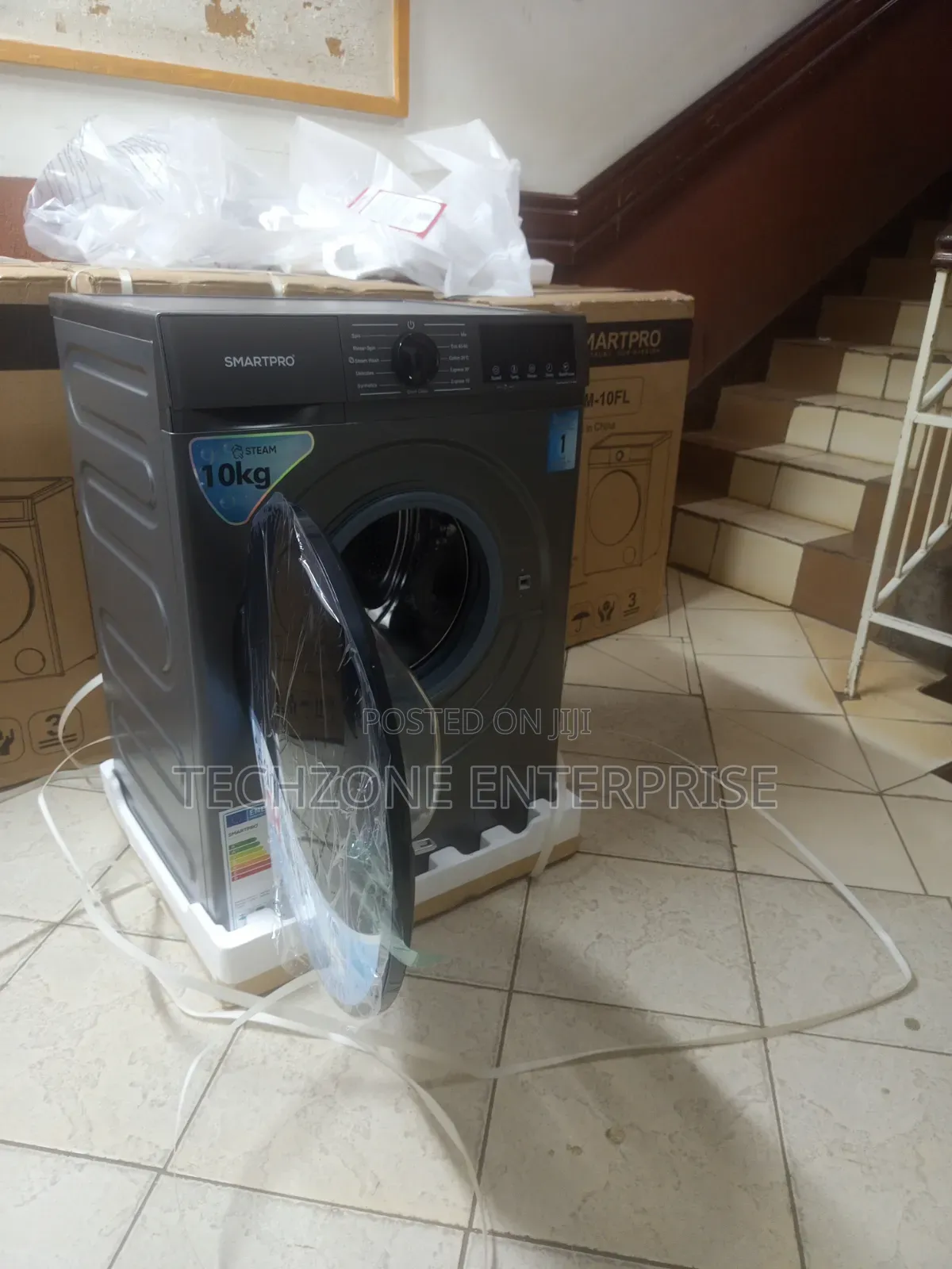 Smart Pro 10KG Front Load Washing Machine Multiple Wash Program 