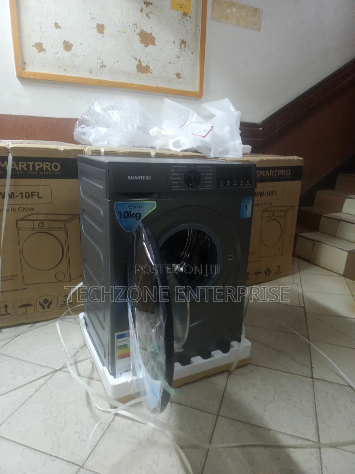 Smart Pro 10KG Front Load Washing Machine Multiple Wash Program 