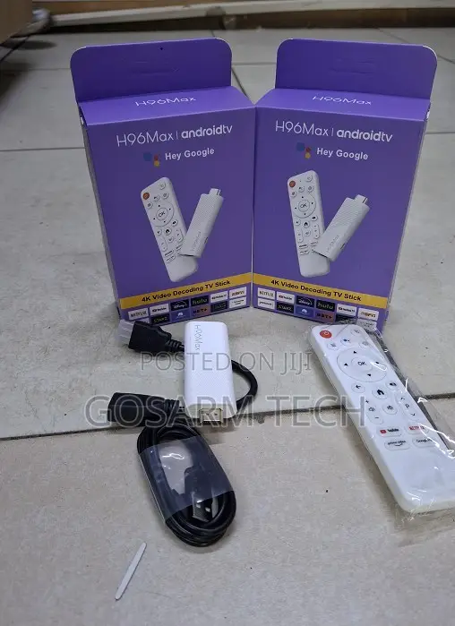 H96 Max TV Stick Android 14 Latest Version– White