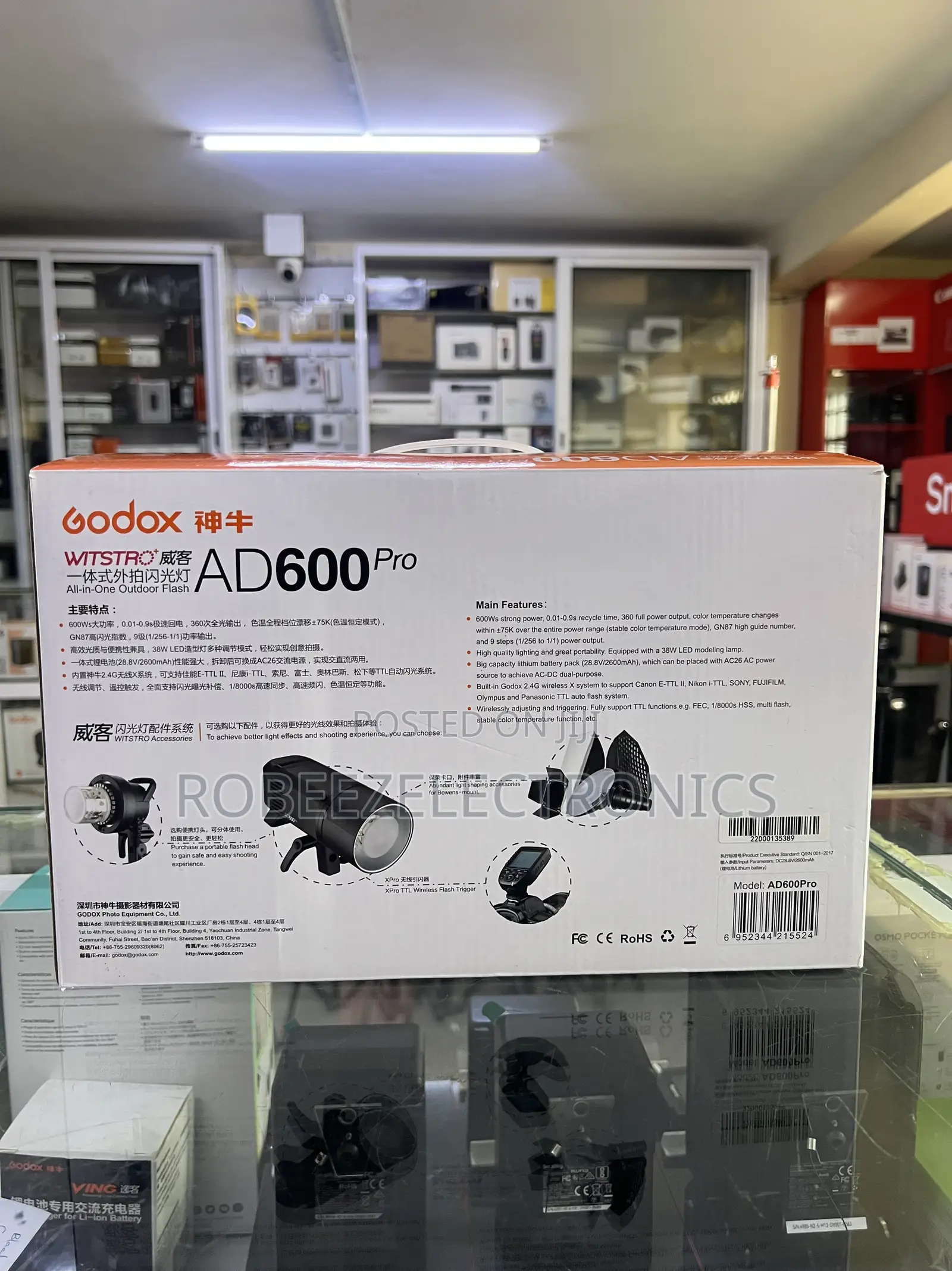 Godox AD600Pro Witstro Battery Powered Outdoor Flash