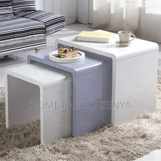 Coffee Table; Compact Space-Saving Coffee Side Table for Living Rooms