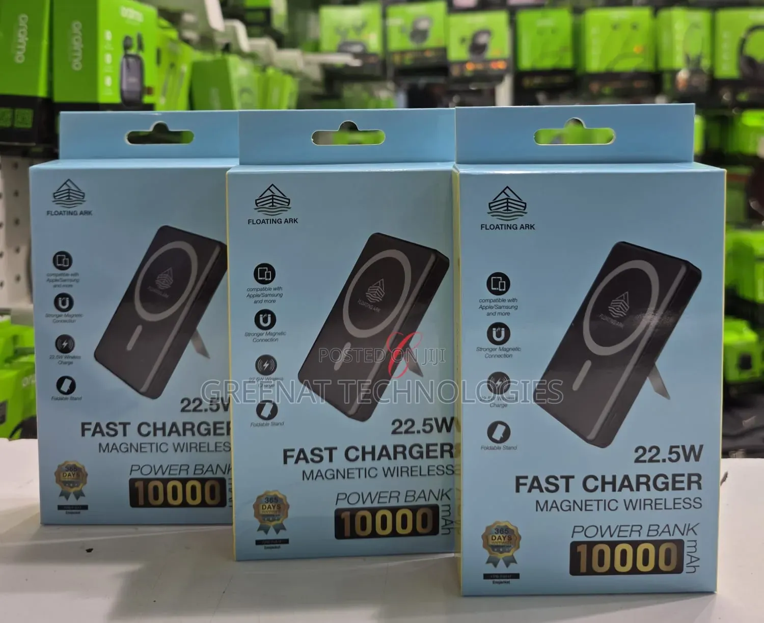Floating Ark Enejacket - 22.5W Magnetic Wireless Fast Charger