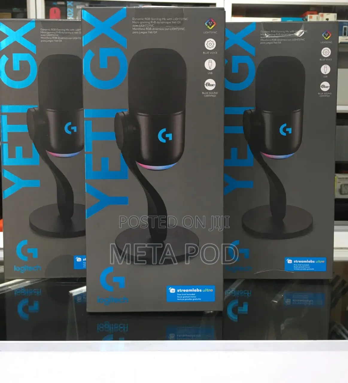 Logitech Yeti Gx Dynamic RGB Gaming Microphone