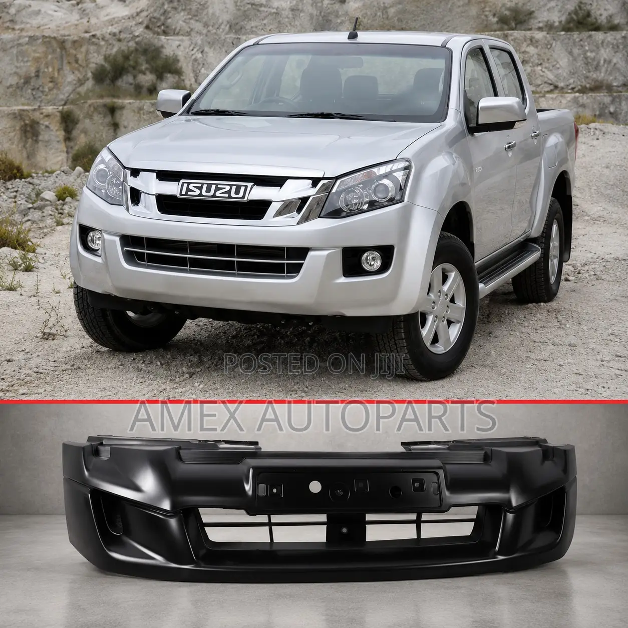Grille Isuzu DMax 2012 Onwards Black