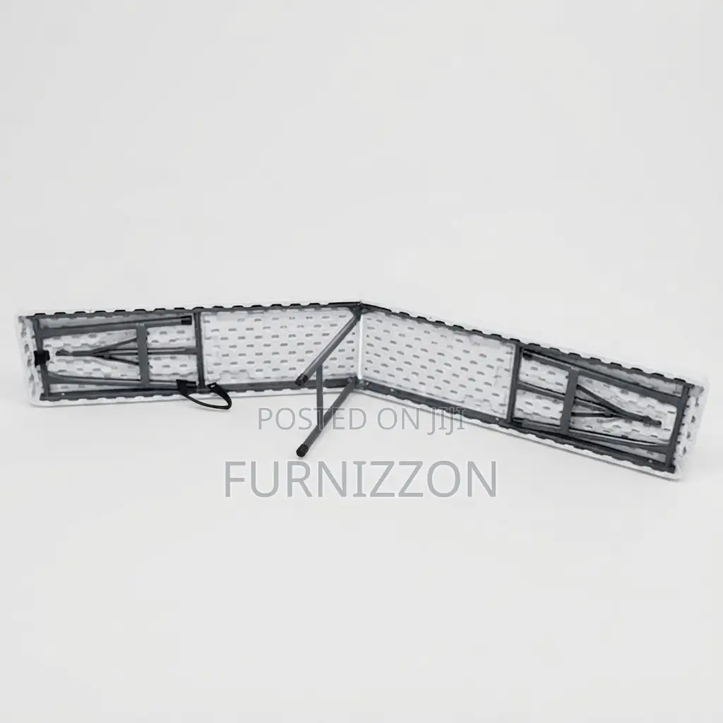 White Plastic Folding Bench