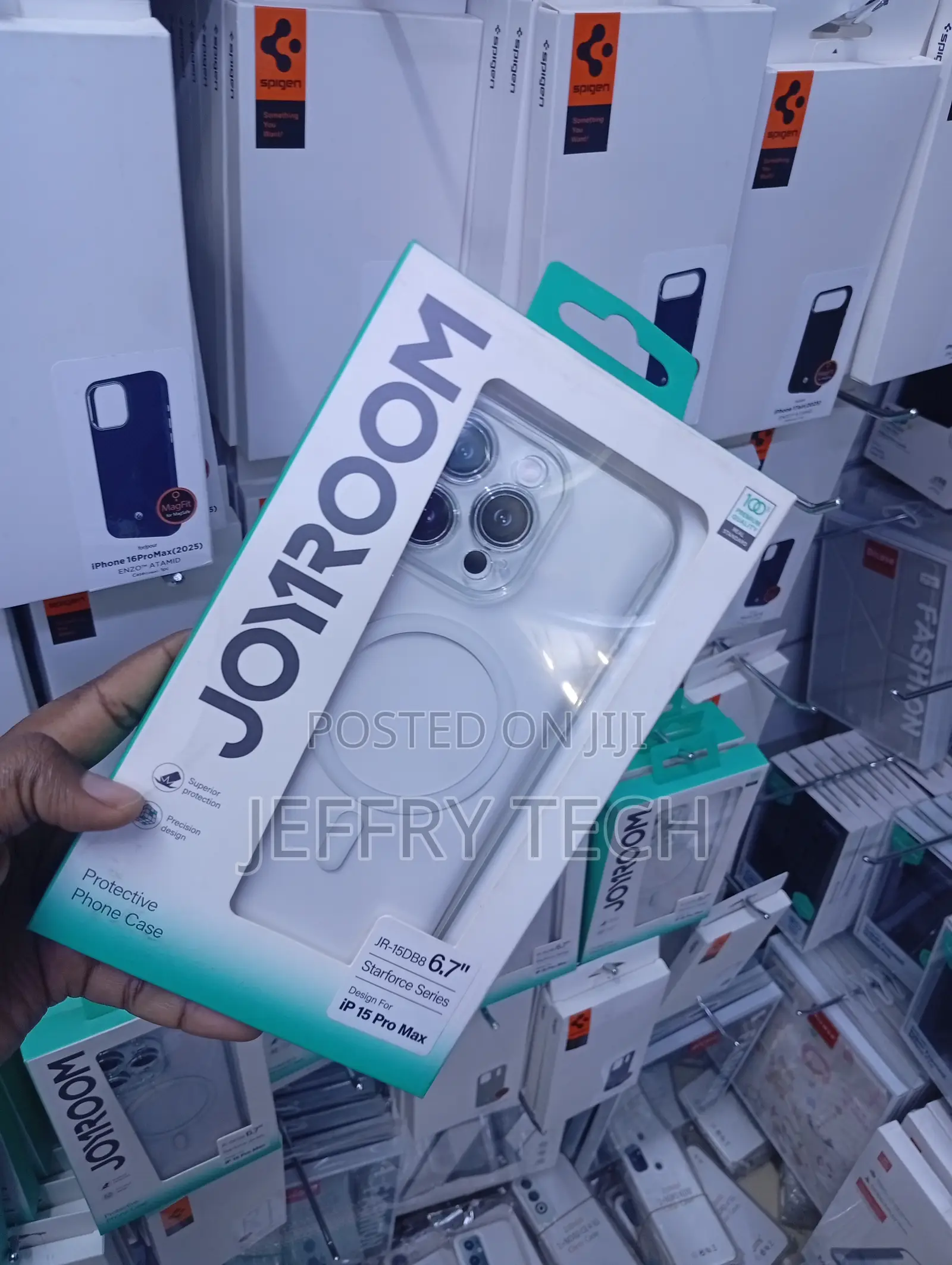 Joyroom Series MagneticPhone , Designed for the iPhone 15 Pro Max