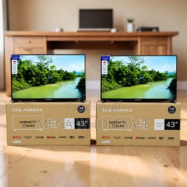 Flash Sale Solarmax 43 Inch Smart Android Digital QLED TVs