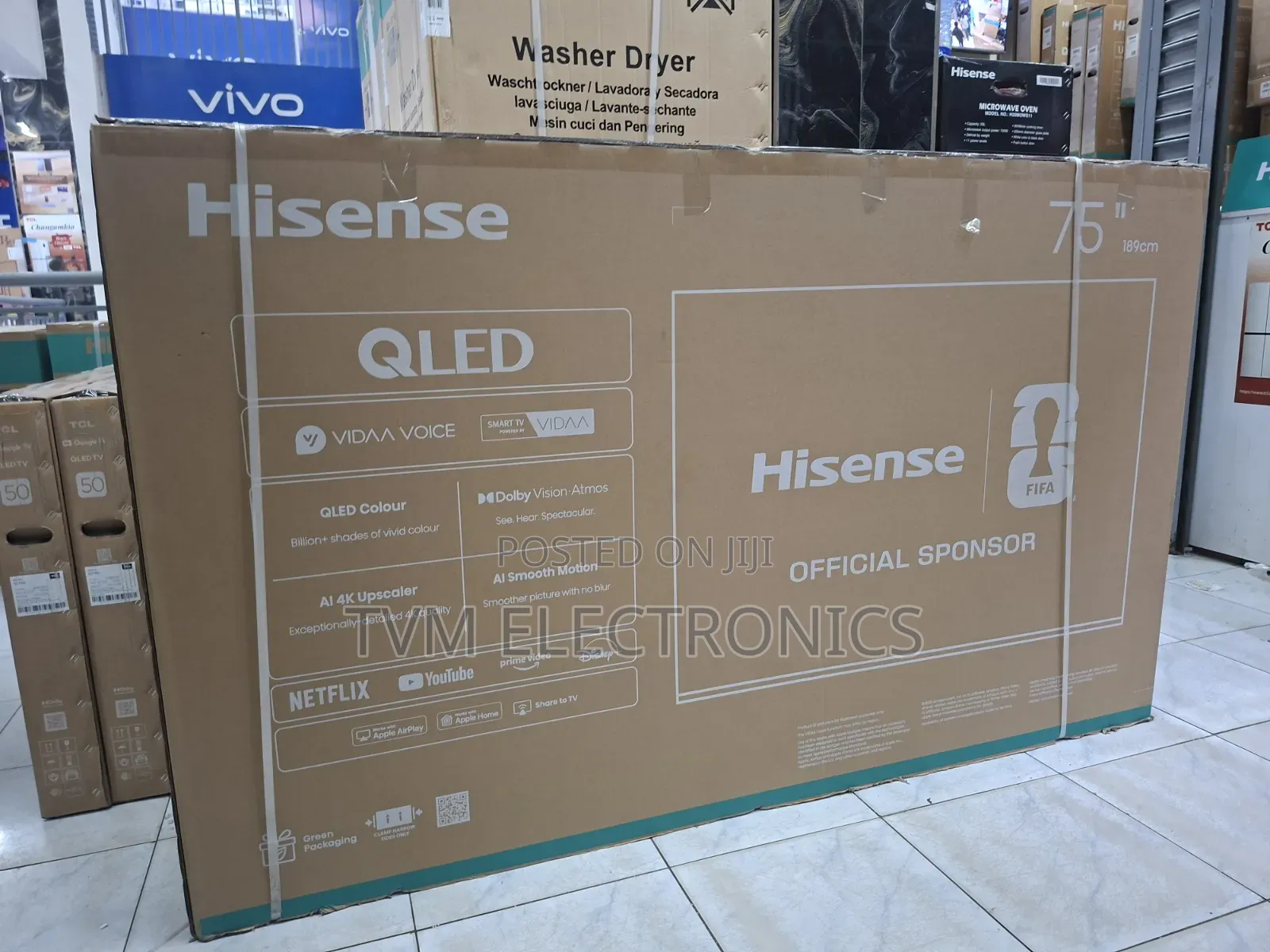 Hisense 75 Inch Qled TV Q6 Series 75q6qken