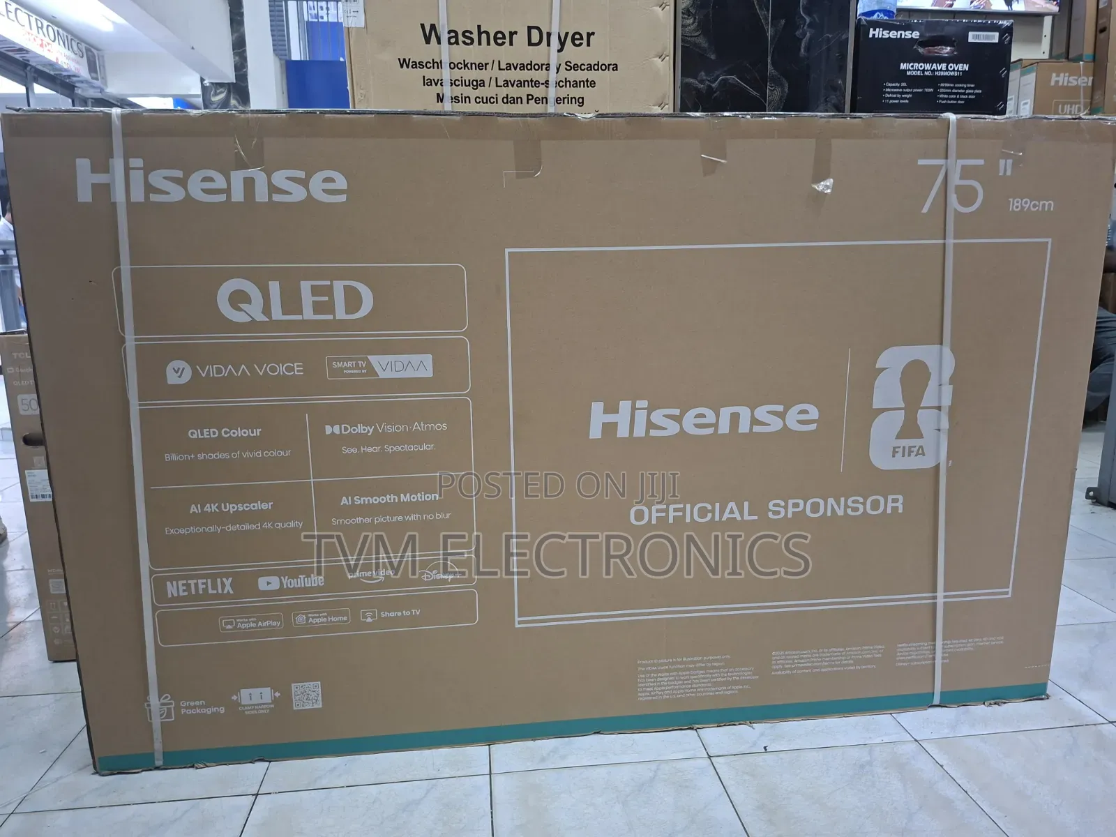 Hisense 75 Inch Qled TV Q6 Series 75q6qken