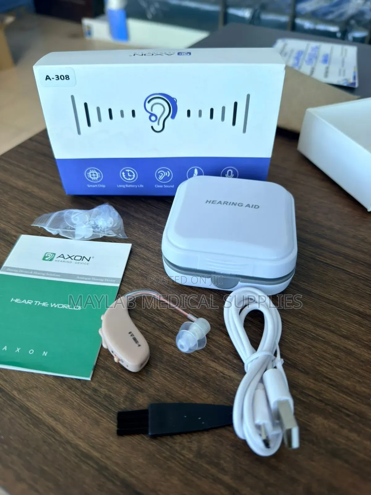 Rechargeable Hearing Aid | Adjustable Sound Amplifier