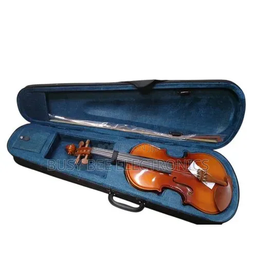 4/4 Full Size Violin Set With Bow, Case Rosin