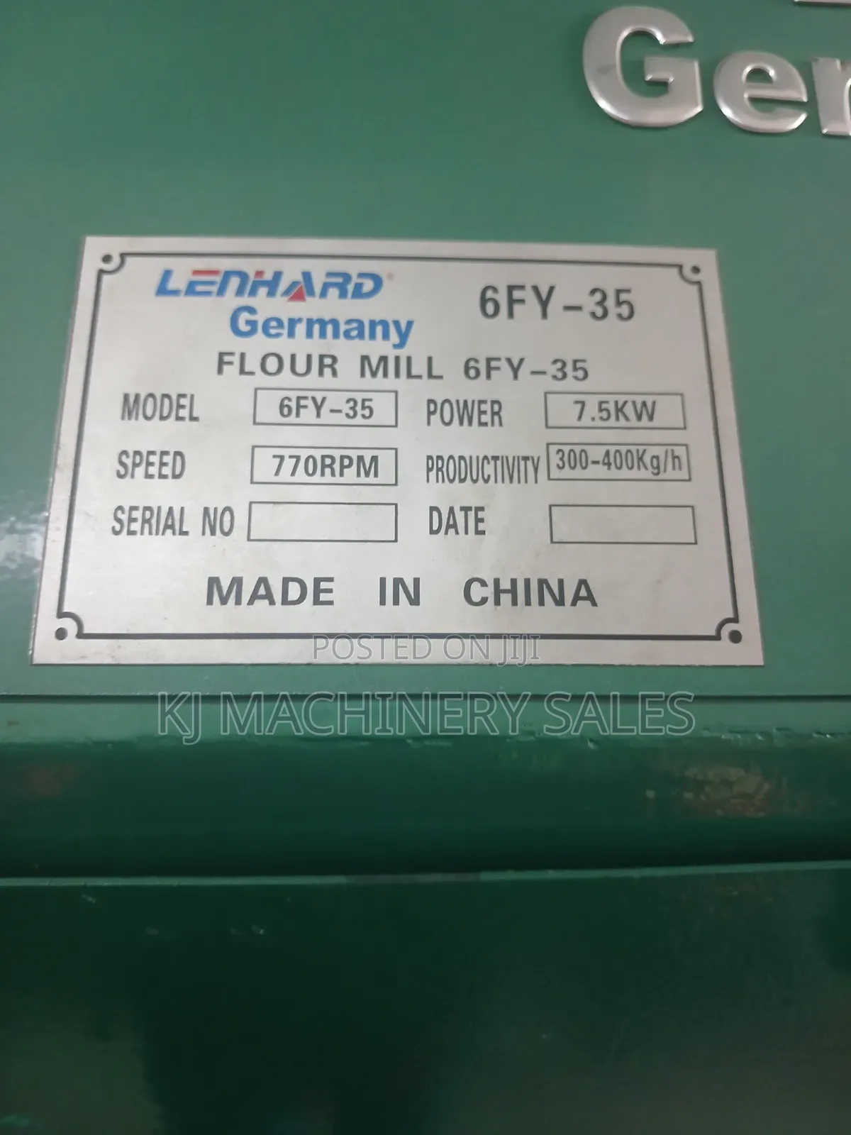 Lenhard German Roller Mill
