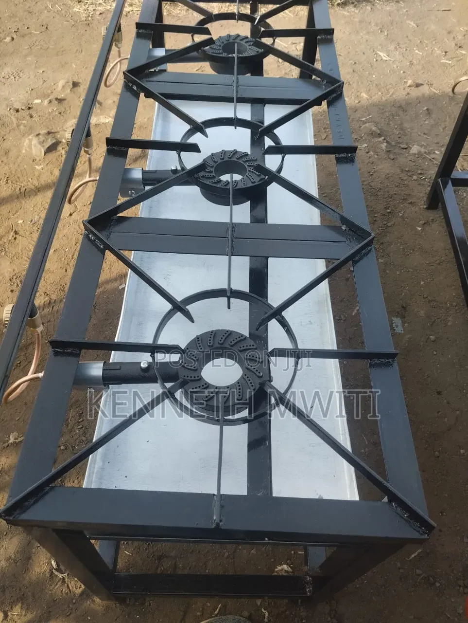 3 Burner Mild Steel