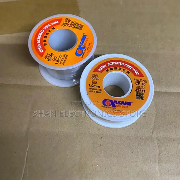 Rosin Soldering Wire 6040 Alloy 1.0mm 100g - Durable for DIY Projects