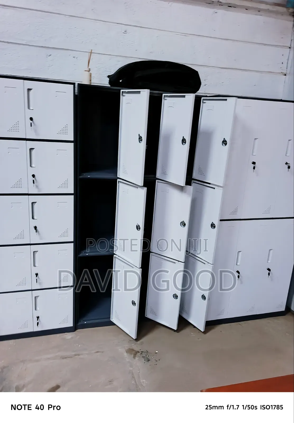 White 15door Cabinets