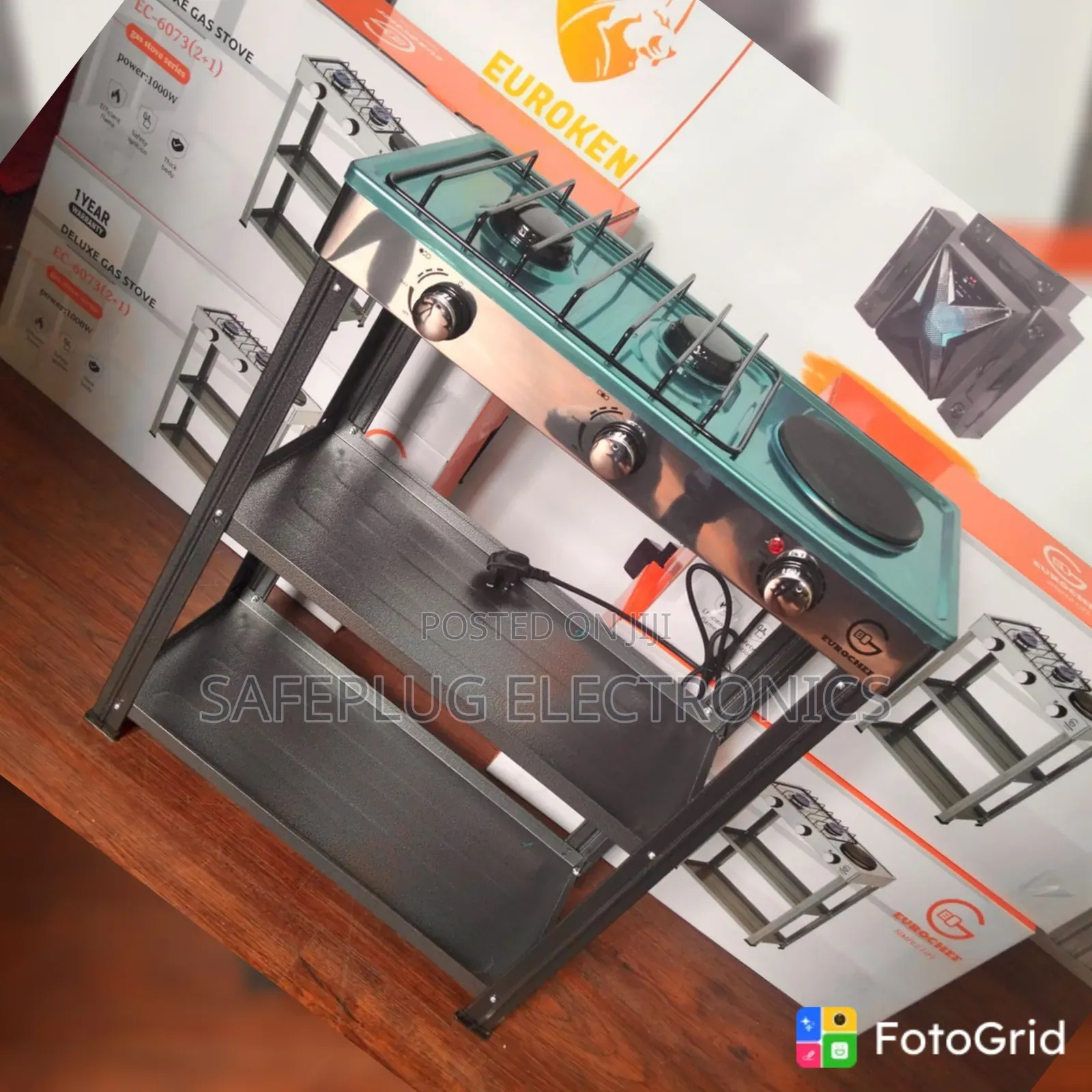 Eurochef Deluxe 2+1 Gas Stove EC-6073
