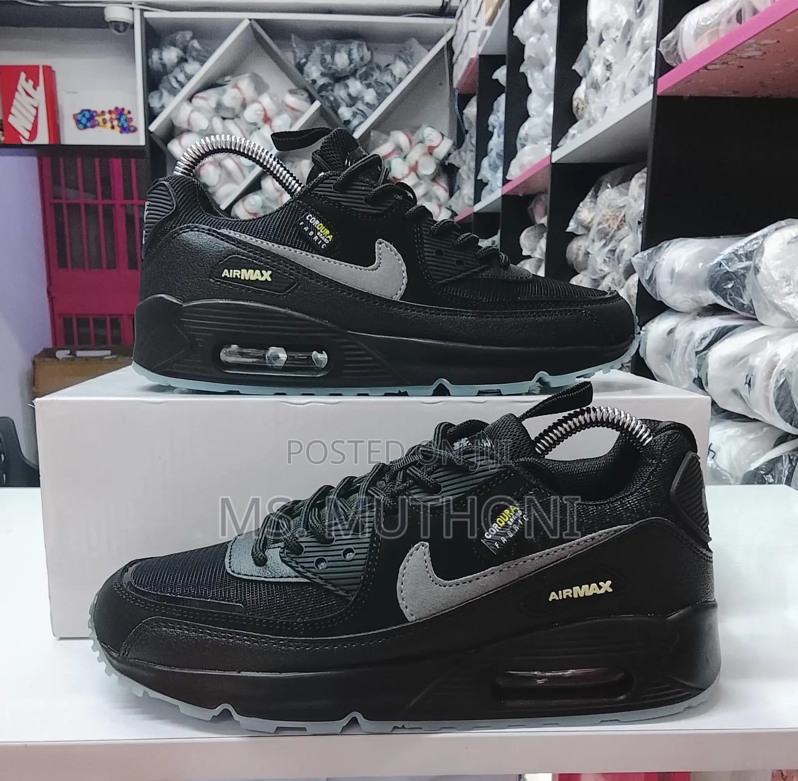 Nike Air Max 90 Cordura 'Black Grey Size 40-46