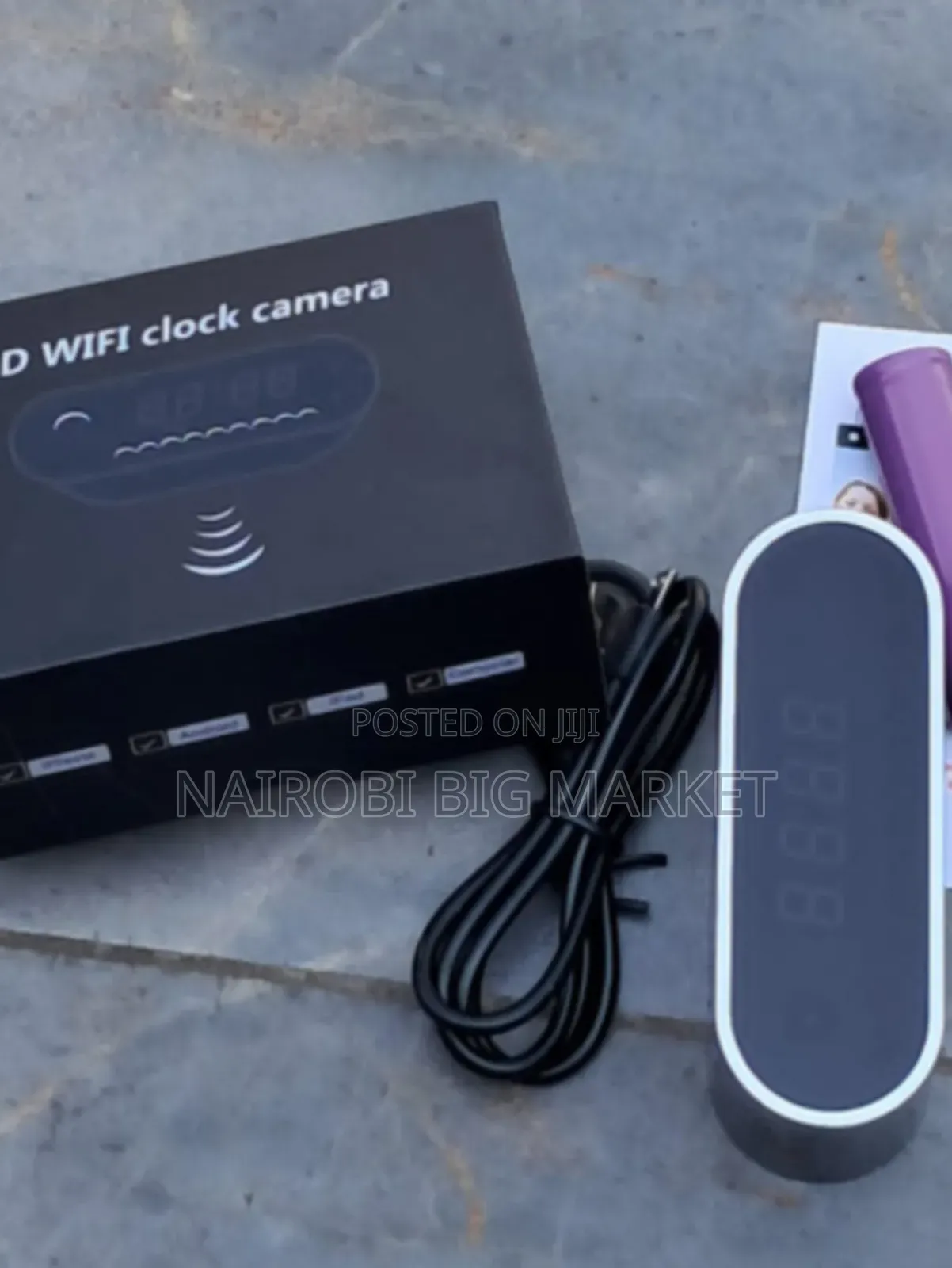 Table Clock Spy Camera