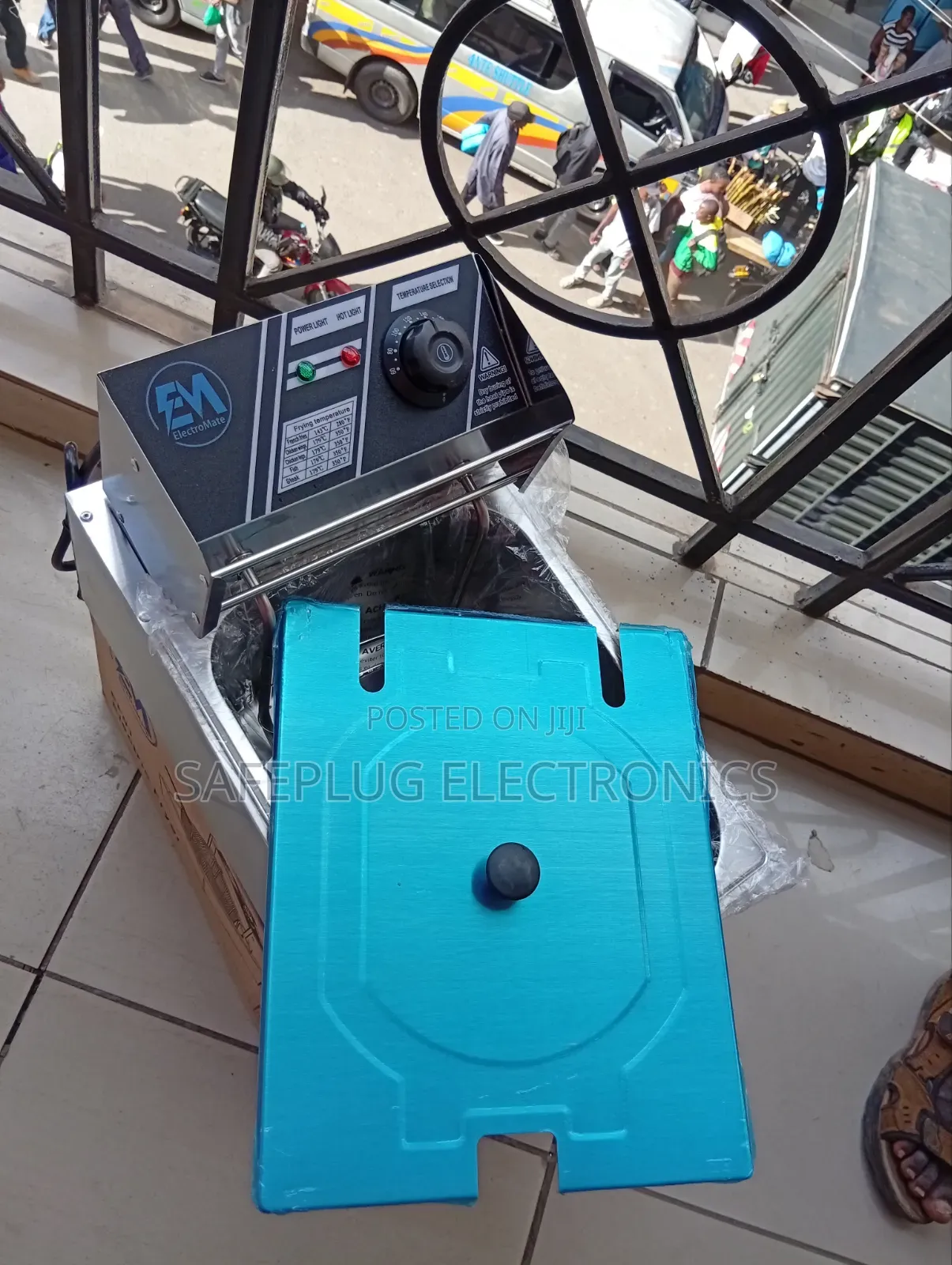 Electromate Single Deep Fryer – Electric Commercial Frying Machine