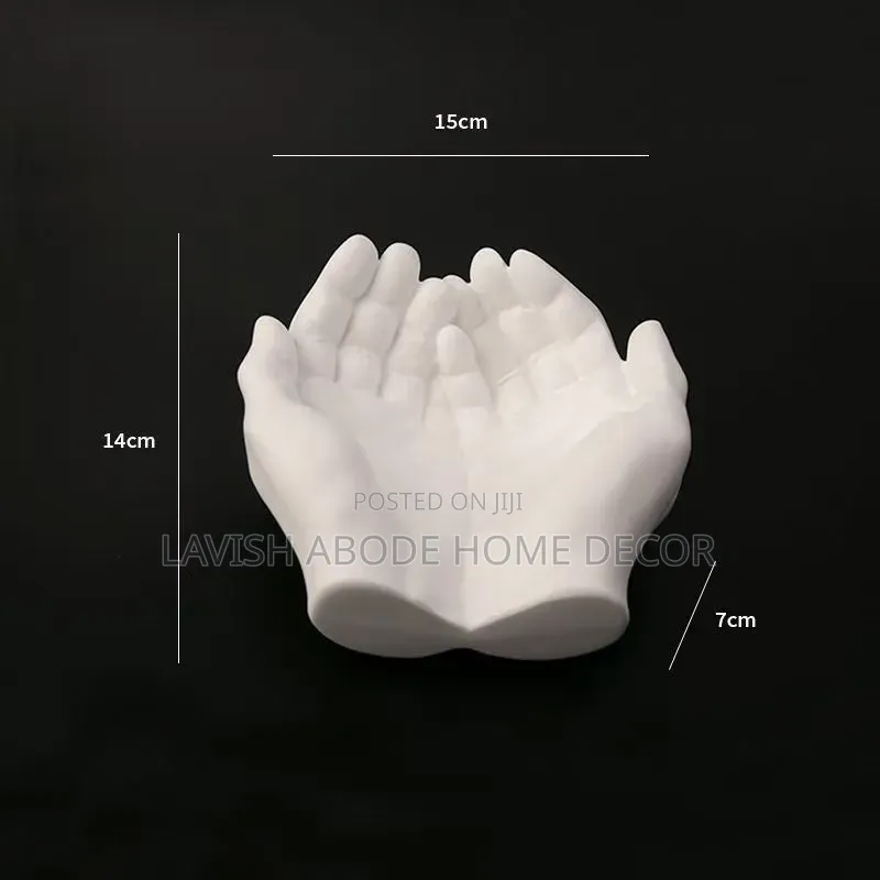 White Ash Tray, Jewelry Tray and Key Receiver-Elegant Home Organizer