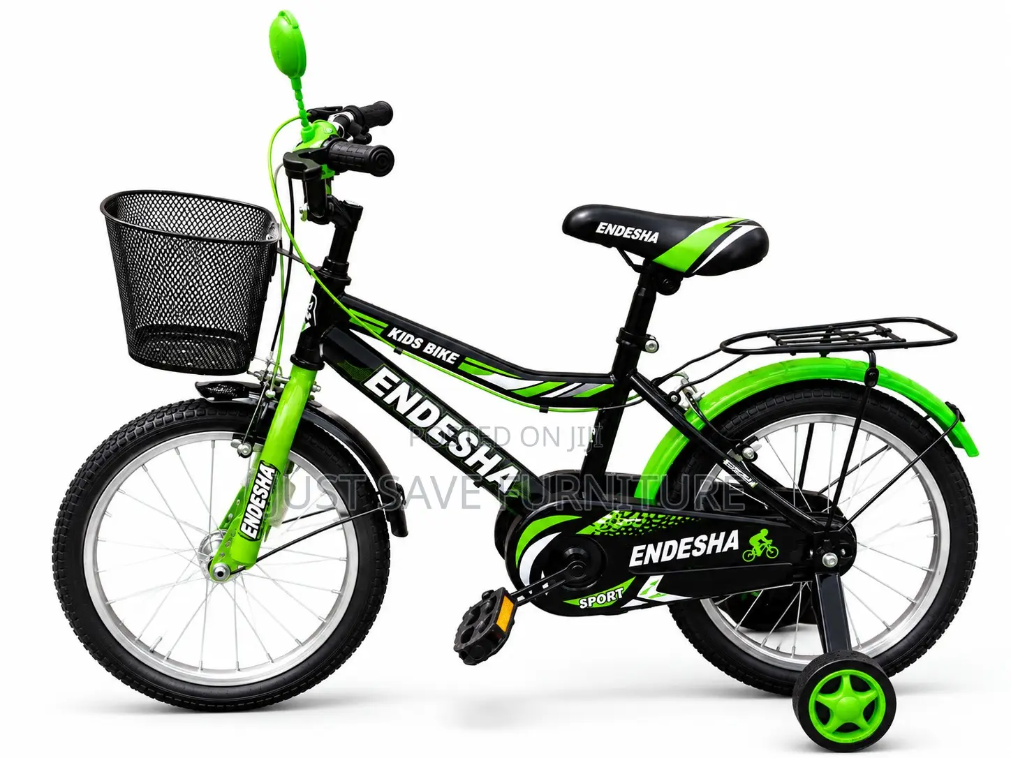 Endesha Size 16 With Front Basket and Rear Carrier