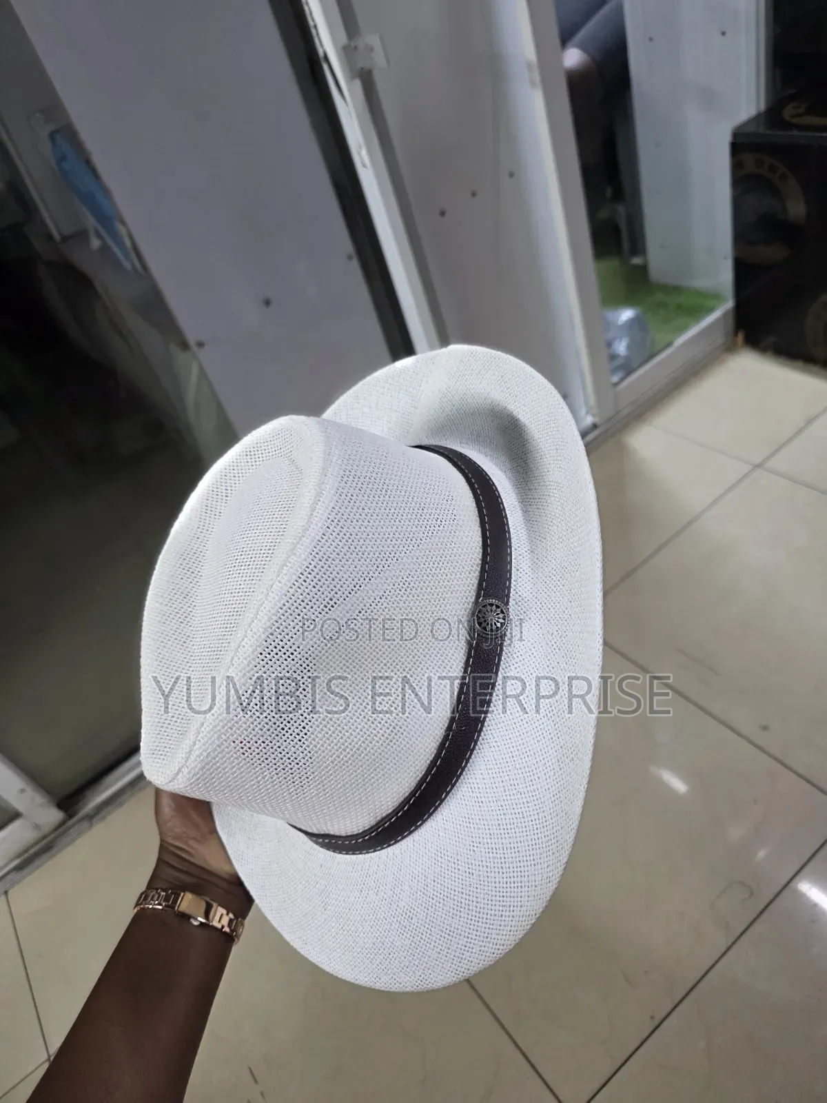 Whitish New Panama Hats for Men-Yu