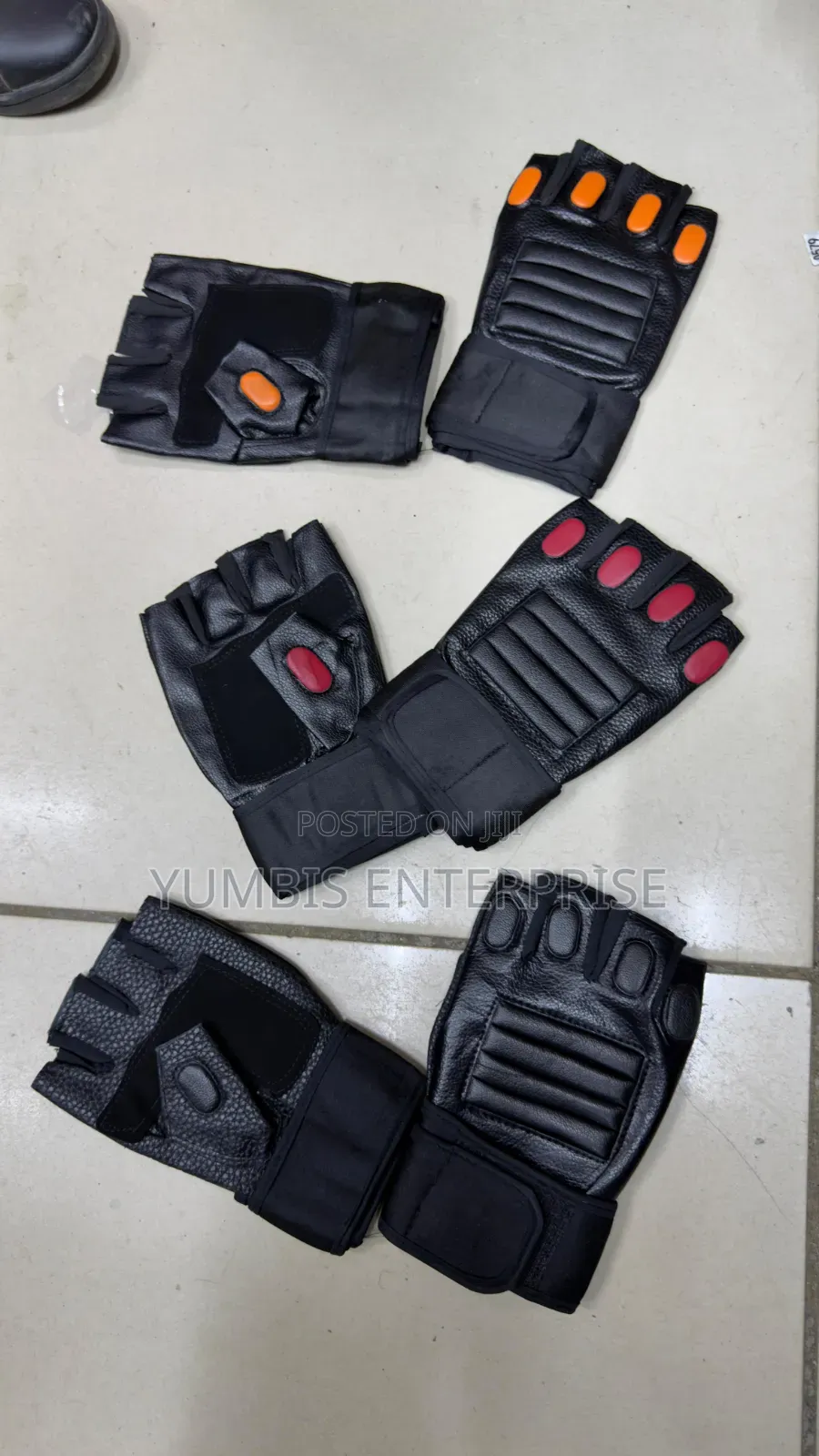 Open Half Gym Gloves Restocked at 600