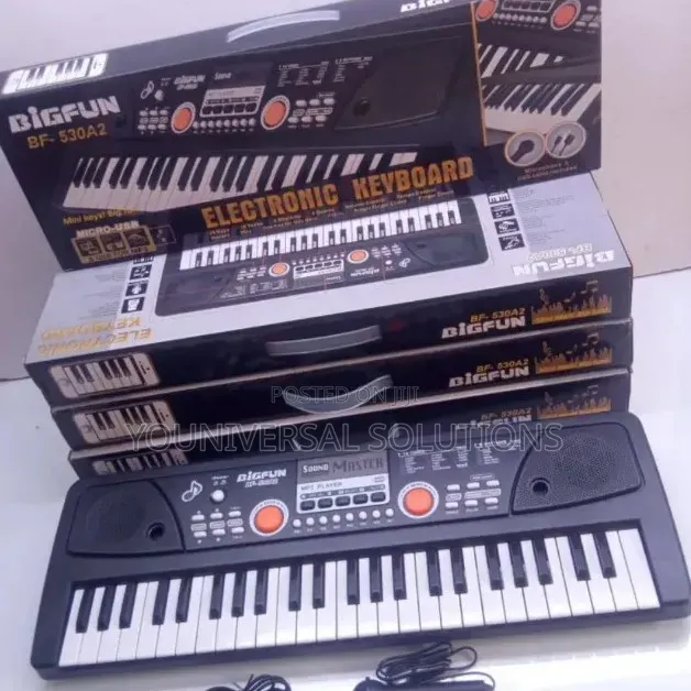 49 Keys Piano With Microphone and Charging Cable