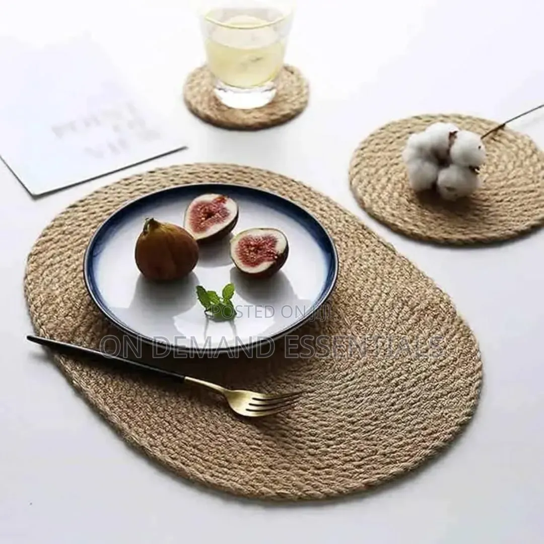 Woven Placemats Table Oval Shape Place Mat