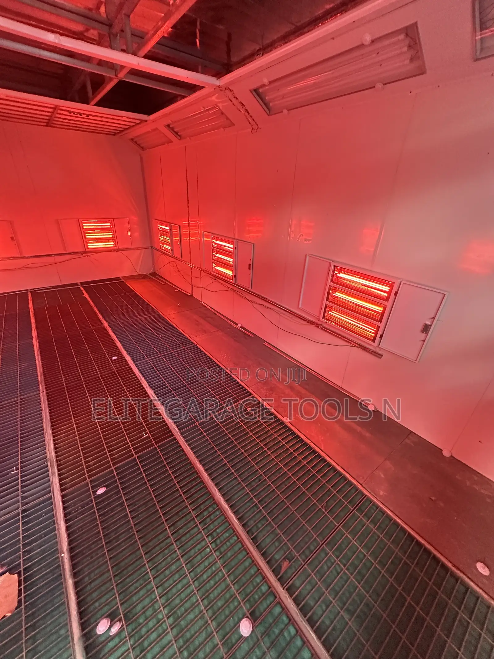 Heavy Commercial Sunshine Italy Electric Powered Spraybooth