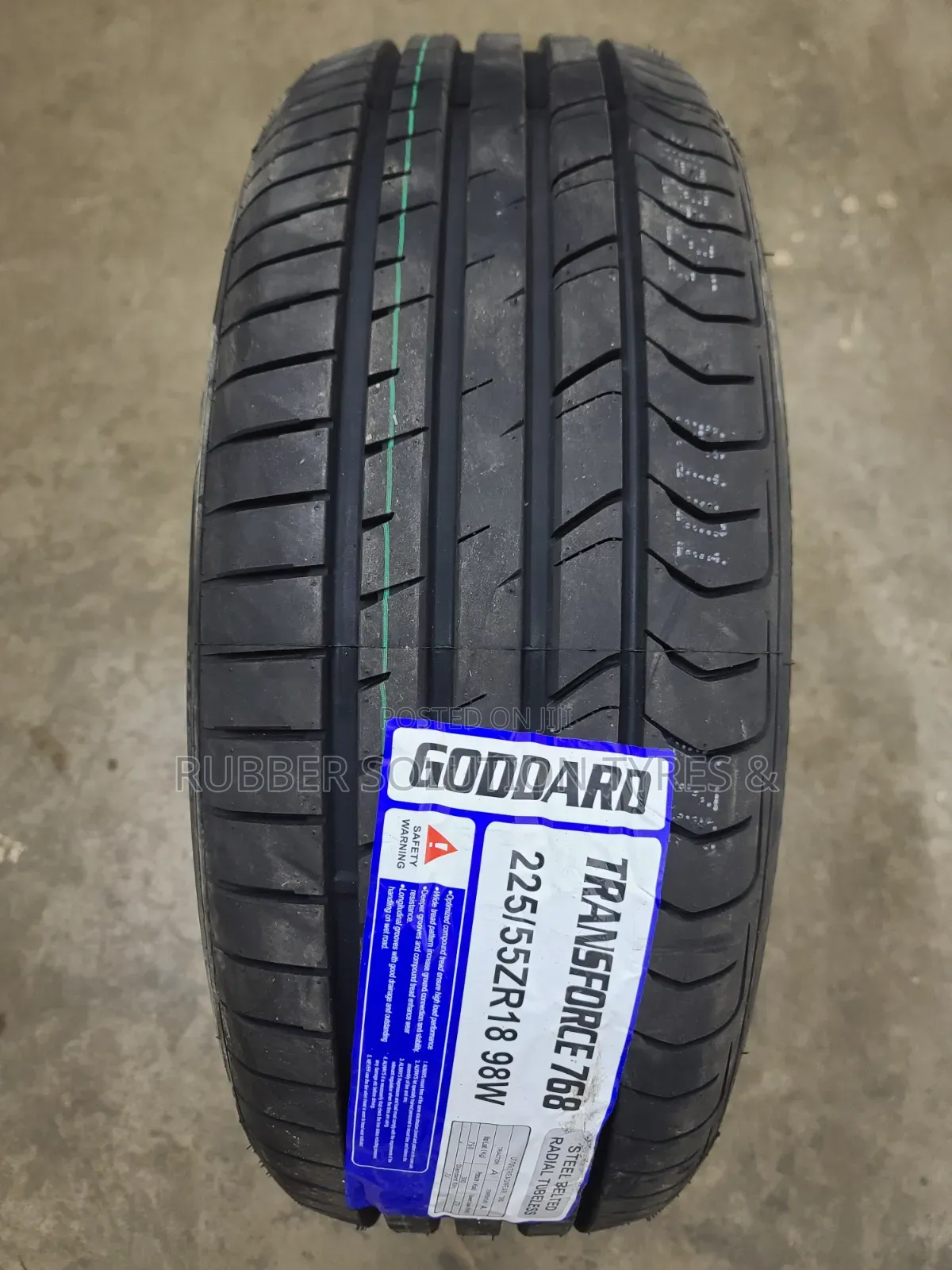 225 /55 R18 Goddard Tyres 98w Xl Transforce 868