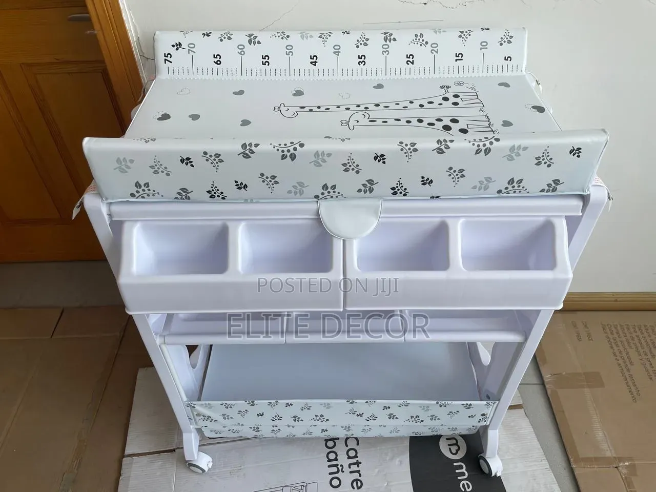 Multi-Functional Baby Bath Diaper Changing Station With Storage