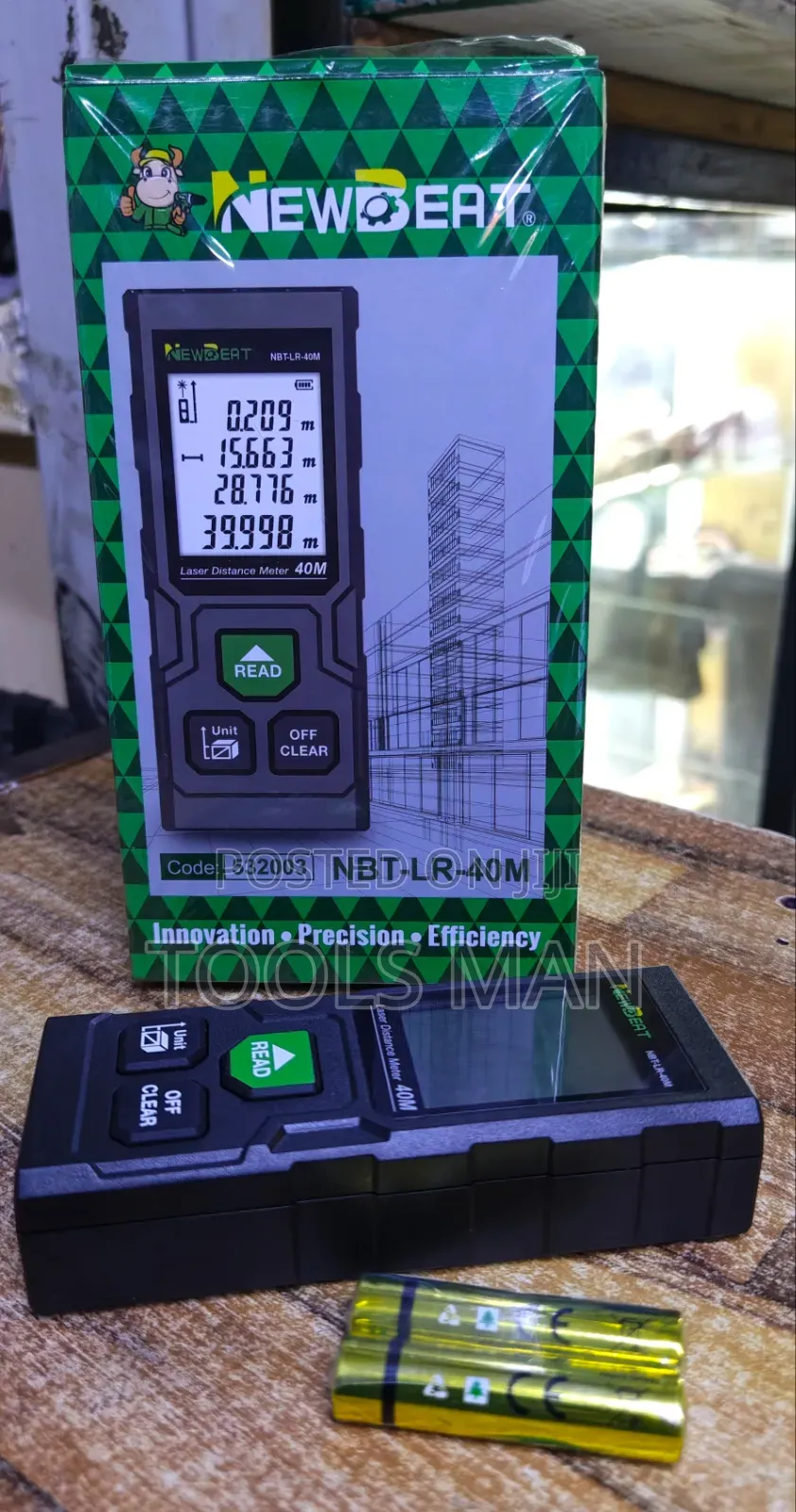 Newbeat NBT-LR-40M Digital Laser Distance Meter – 40M*
