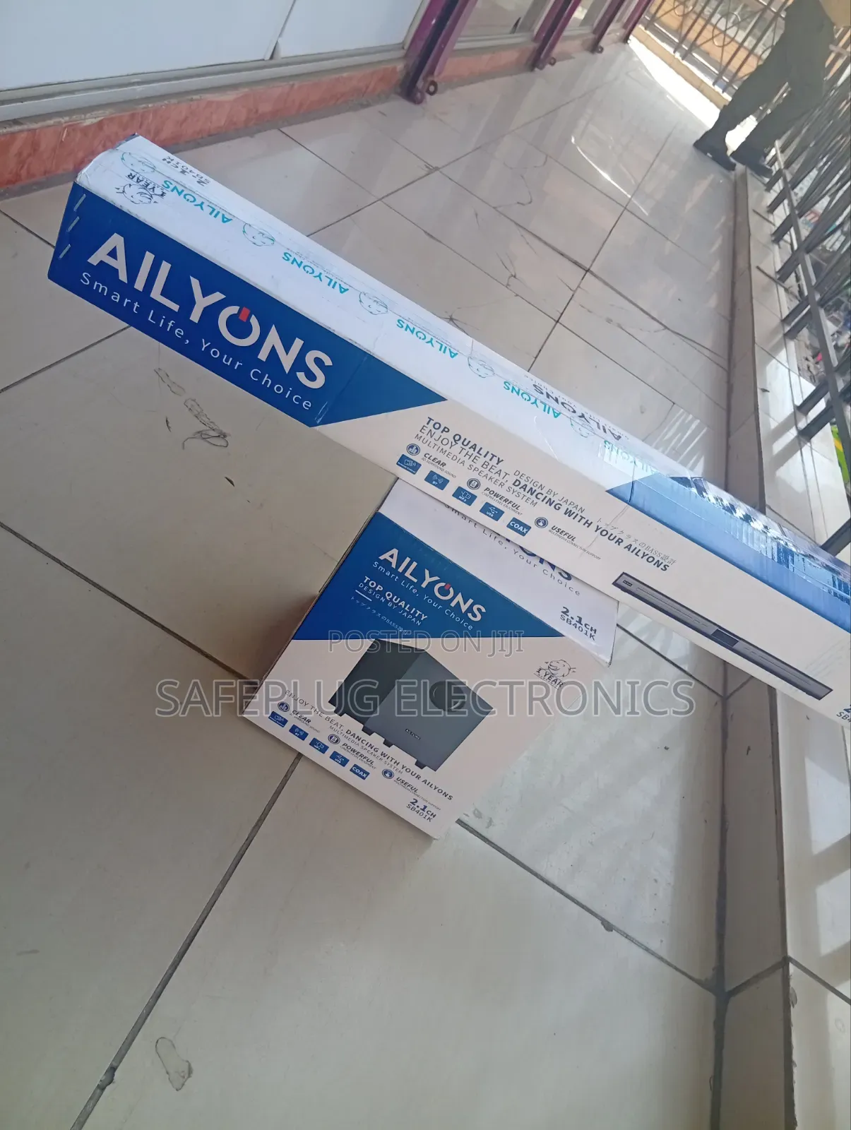 Ailyons Bluetooth Soundbar – Stylish TV Home Entertainment Speaker
