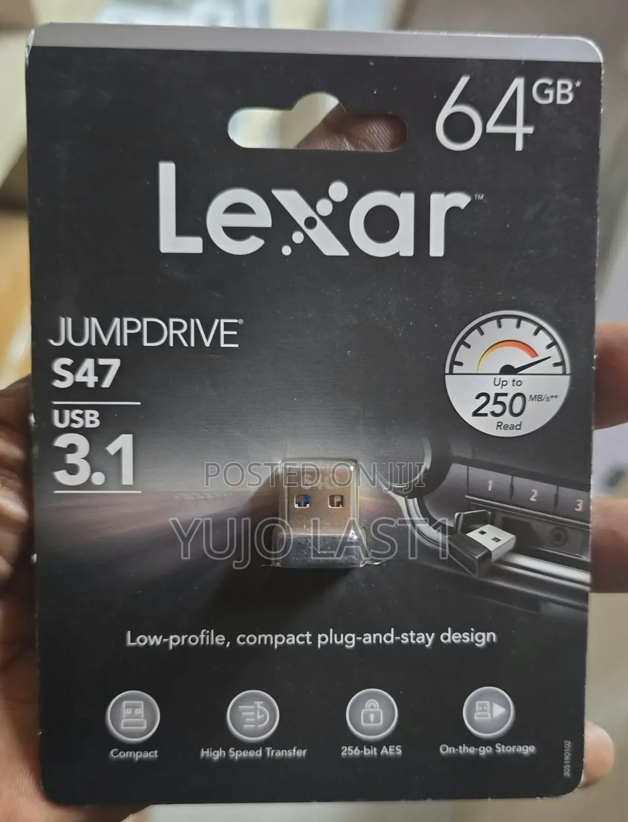 Lexar Fingerprint F35 64GB Flashdrive