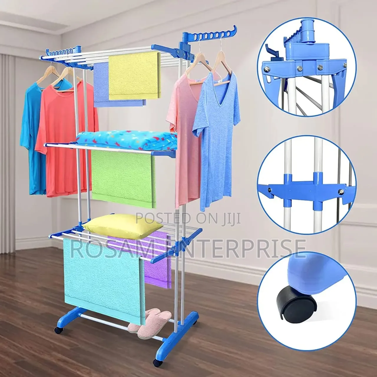 Movable Cloth Drying Rack